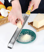 Ourokhome Kitchen Lemon Zester, Stainless Steel Hand Held Parmesan Cheese Grater - Image 5