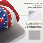 Kawani 4th of July Dish Drying Mat 16x18 Inch Spring Summer Patrioti Gnome - Image 4