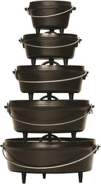 Lodge 8 Quart Pre-Seasoned Cast Iron Camp Dutch Oven - Image 7
