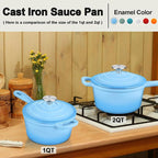 Enameled Cast Iron Sauce Pan - Image 6
