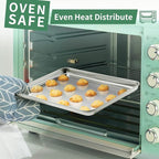 Baking Sheets Set of 2, HKJ Chef Cookie Sheets 2 Pieces & Stainless Steel - Image 6