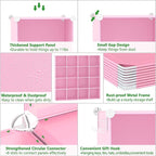 C&AHOME Cube Storage Organizer, 16-Cube Shelves Units, Plastic Storage Cubes - Image 6