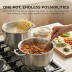 SUNHOUSE 18/8 Stainless Steel Stock Pot - Image 9