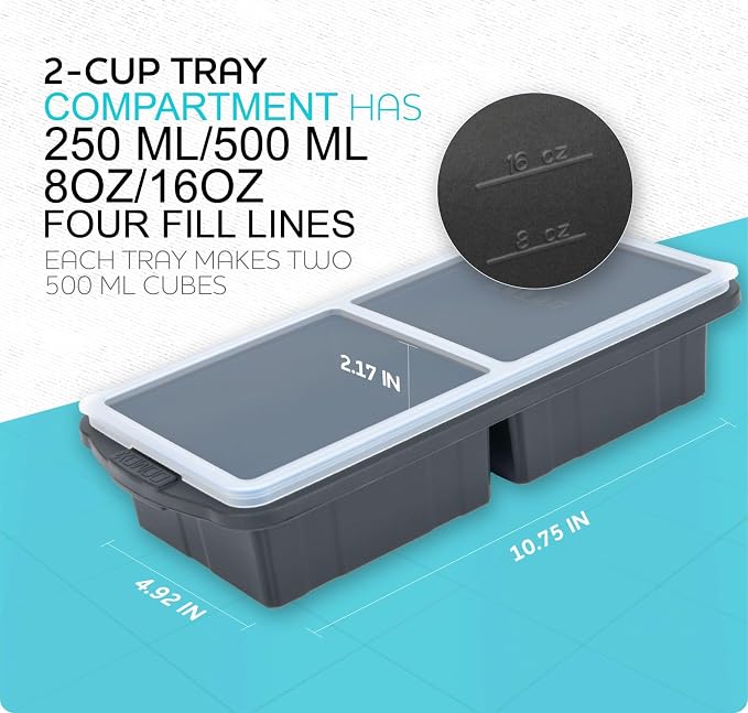 XOMOO Silicone Freezer Tray - Image 4