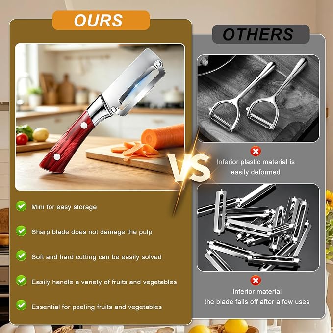 2-piece Multi-Functional vegetable peeler set, 2026 New kitchen peeler - Image 3