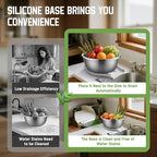 304 Stainless Steel Colander - Image 4