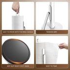 theaoo Heavy-Duty Stainless Steel Paper Towel Holder - Image 6