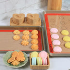 Silicone Baking Mats Set of 4, Non Stick Reusable Silicone Liners - Image 3