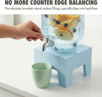 Beverage Dispenser 1 Gallon, Glass Drink Dispenser - Image 5