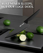 Kitchen Knife Set with Block: 15-Piece High Carbon Stainless Steel Professional - Image 4