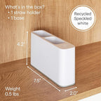 YouCopia SipStation Straw Holder, Reusable Straw Organizer - Image 6
