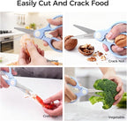 Premium Stainless Steel Portable Baby Food Safety Scissors, Detachable Feeding - Image 7