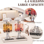 Beverage Dispensers, 4.4 Gallon/16-L Commercial Beverage Dispenser Cold Drink - Image 3