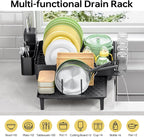 Urackify Dish Drying Rack for Kitchen Counter, 304 Stainless Steel Dish Rack - Image 7