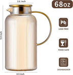 Buaic 2 PACK Glass Pitcher - Image 2