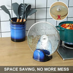 Nihow Pot Lid Holder: Stable Ceramic Pan Lid Holder - Image 3