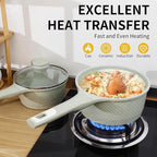 Sauce pan 2.0Qt SaucePan with Lid, Non Stick Sauce Pot - Image 5