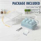 Large Ice Ball Maker Mold, 1.9" Round Ice Cube Mold - Image 3