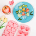 Webake Heart Shpaed Ice Cube Trays, 8-Cavity Heart Silicone Molds - Image 5