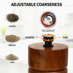 Salt and Pepper Grinder Set, Manual Salt Pepper Mills Grinders - Image 3