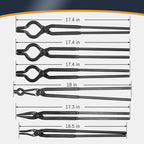 Blacksmith Knife Making Tongs Set - Image 8