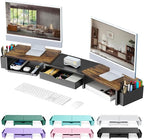 gianotter Dual Monitor Stand Riser, Desk Organizer by gianotter