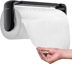 simpletome Paper Towel Holder Under Cabinet or Wall Mount ONE Hand Operation by simpletome