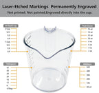 1 Cup Measuring Cup, Laser-Etched oz/cup/mL/Tbsp, Small Plastic Measuring Cup - Image 6