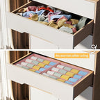 Joyoldelf Sock Drawer Organizer Divider, 16-Cell Underwear Organizers and - Image 7