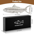 Fish Gifts for Men Fish Beer Bottle Opener, Fishing Gift for Fathers Day - Image 2