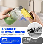 6 Pack Holikme 4 in 1 Cup Lid Cleaning Brush Set - Image 2