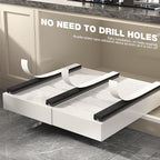 Seinloes 4 Pack Pull Out Cabinet Organizer 21" Deep, Full Extension 3 Slide - Image 8