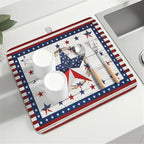4th of July Patriotic Dish Drying Mat - Image 8