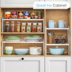 2 Pack 11” Width Expandable Kitchen Cabinet Organizer Shelves, Heavy Duty - Image 6