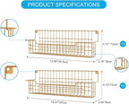 Spice Rack, Metal Spice Holder Shelf - Image 2
