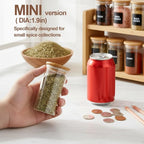 ComSaf Spice Jars with Label 4oz 16 Pack, Glass Spice Jars with Bamboo Lid - Image 3