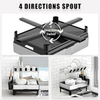Ewaiira Dish Drying Rack, 2 Tier Large Dish Rack, Stainless Steel Dish Drainer - Image 3