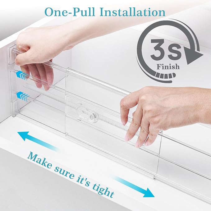 Vtopmart 4 Pack 6" Tall Upgrade Drawer Dividers - Image 6