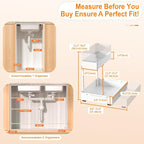 YJHome 2 Pack Expandable Under Sink Organizer, 2 Tier Pull Out Cabinet Organizer - Image 7