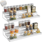 2 Pack Expandable Spice Rack Organizer by invocoo