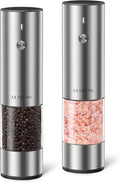 Ultrean Salt and Pepper Grinder Set, Rechargeable Salt and Pepper Shakers by Ultrean