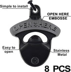 Wall Mounted Bottle Opener, Bulk Post Mount Soda Cap Opener - Image 2