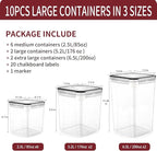 PRAKI Large Airtight Food Storage Containers - Image 2