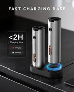 FORLIM Electric Salt and Pepper Grinder Set Rechargeable, Auto Salt and Pepper - Image 2
