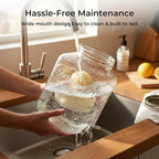 DD&HAPP 2 Gallon Glass Drinks For Parties - Image 7