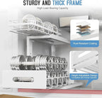 Under Sink Organizer Upgrade To Professional Rails, 2-Tier Dual Pull Out - Image 4