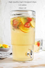 Glass Beverage Dispenser, 2.75 Gallon Capacity - Image 3