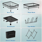 GAOKASE Dish Drying Rack, Stainless Steel-Dish Rack, Dish Racks - Image 5