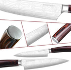Professional Kitchen Knife Set, 5-Piece High Carbon German Stainless Steel Chef - Image 4
