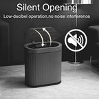 ELPHECO Bathroom Motion Sensor Trash can, 2 Gallon Automatic Garbage Can - Image 5
